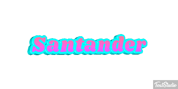 Santander Efecto de texto