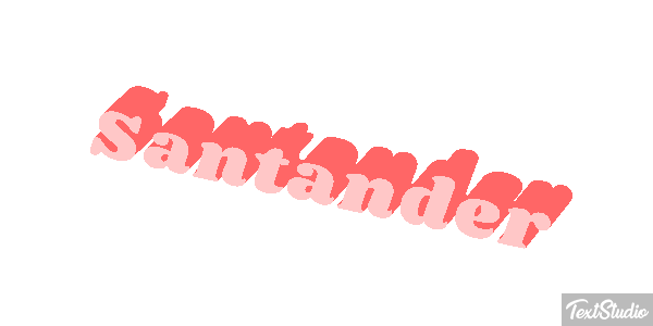 Santander Efecto de texto