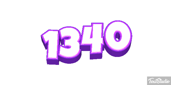 1340 Text effect