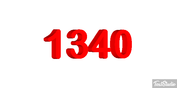 1340 Text effect