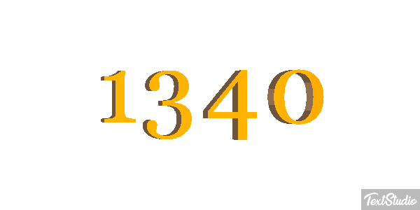 1340 Text effect