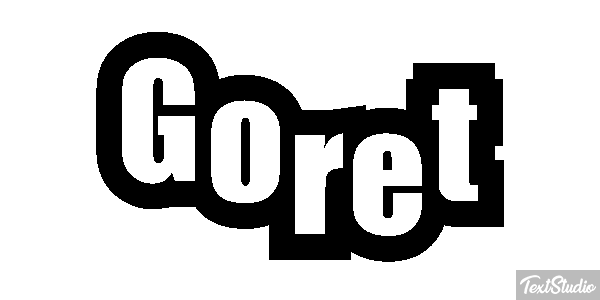 Goret Effetto testo