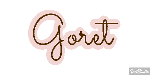 Goret Effetto testo