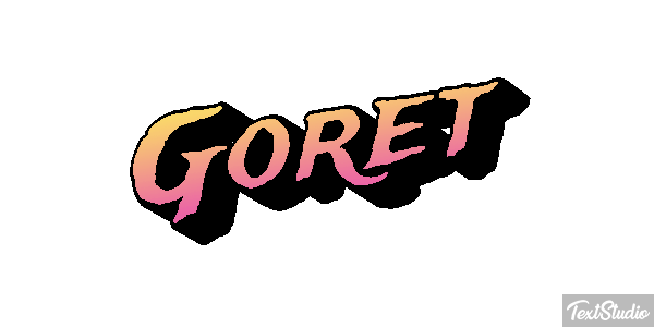 Goret Effetto testo