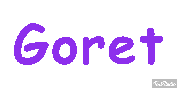 Goret Effetto testo