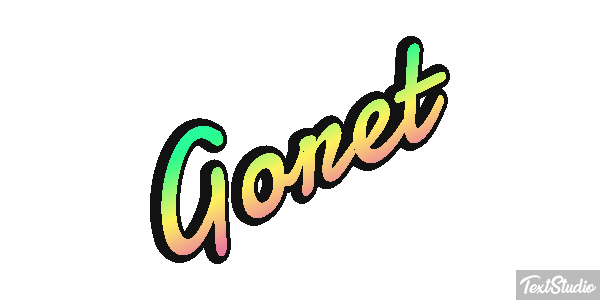 Goret Effetto testo