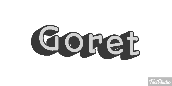 Goret Effetto testo