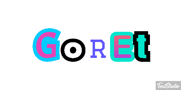 Goret Effetto testo