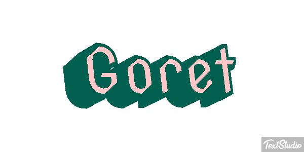 Goret Effetto testo