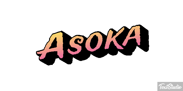 Asoka Text effect