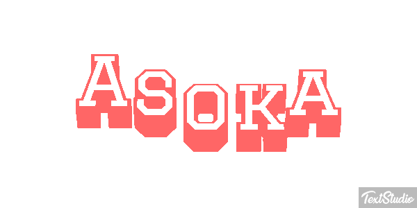 Asoka Text effect