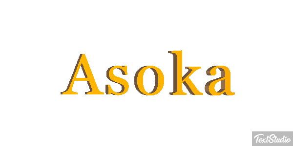 Asoka Text effect