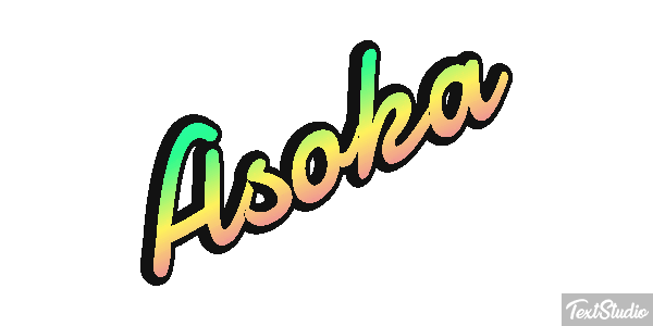 Asoka Text effect