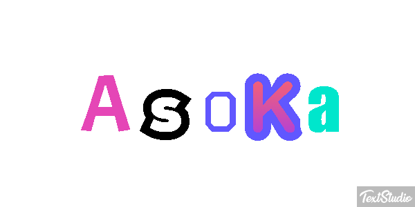 Asoka Text effect