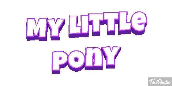 My Little Pony Tekst effect