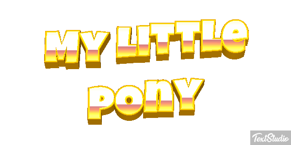 My Little Pony Tekst effect