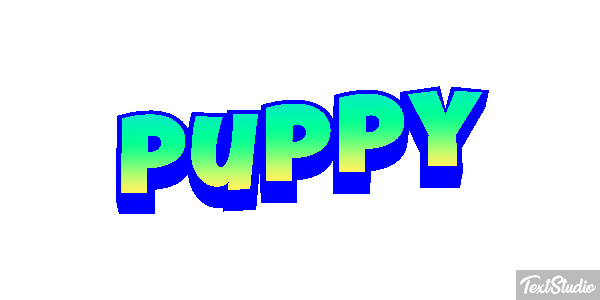 Puppy Texteffekt