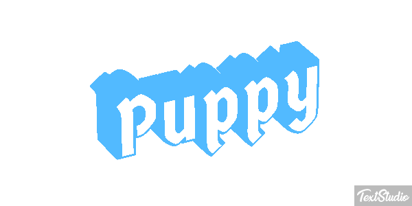 Puppy Texteffekt