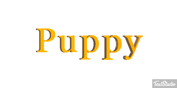 Puppy Texteffekt