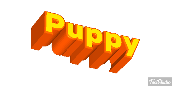 Puppy Texteffekt