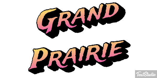 Grand Prairie Effetto testo