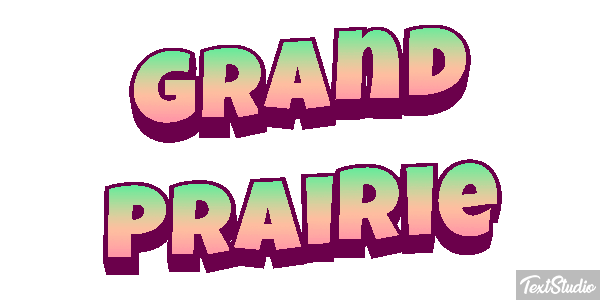 Grand Prairie Effetto testo
