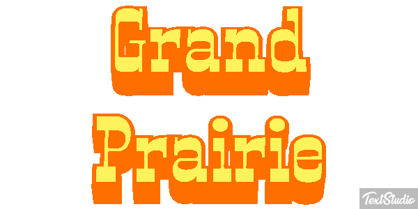 Grand Prairie Effetto testo