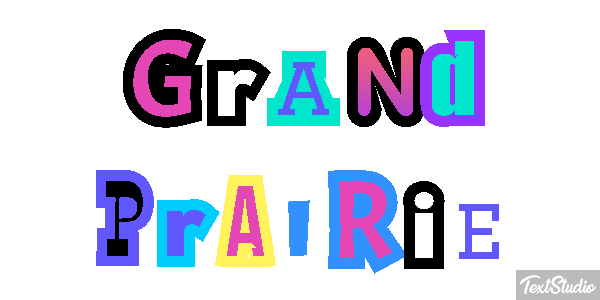 Grand Prairie Effetto testo