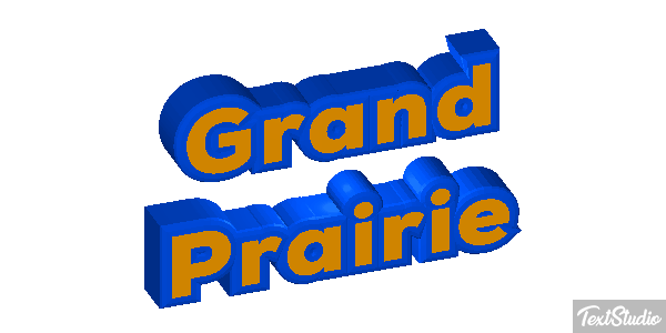 Grand Prairie Effetto testo