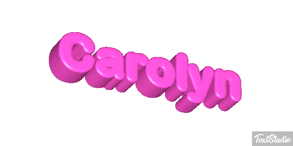 Carolyn Text effect