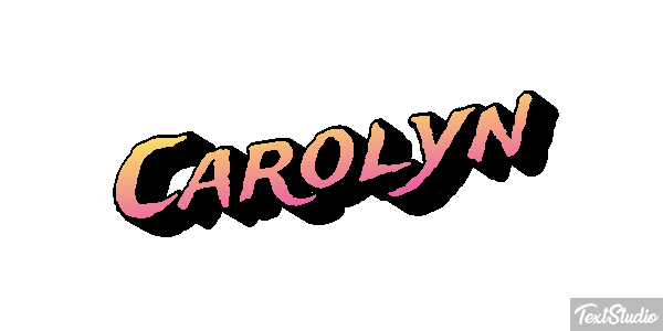 Carolyn Text effect