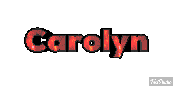 Carolyn Text effect