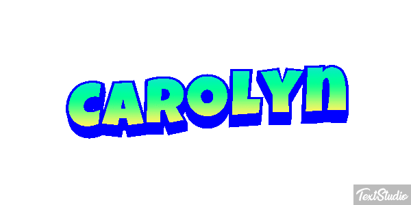 Carolyn Text effect
