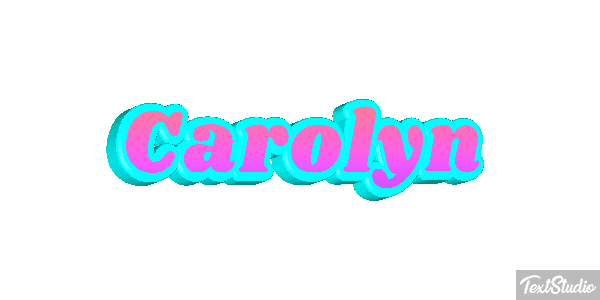 Carolyn Text effect