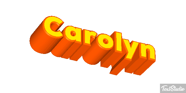 Carolyn Text effect