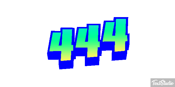 444 Metin efekti