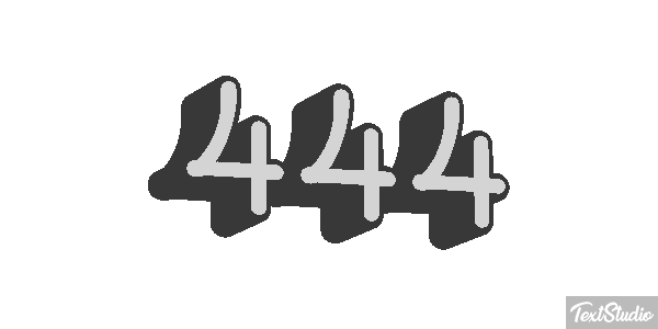 444 Metin efekti
