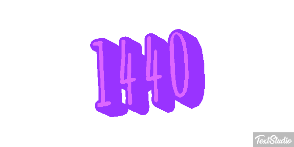 1440 Efecto de texto