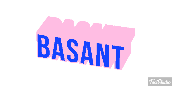 Basant Text effect