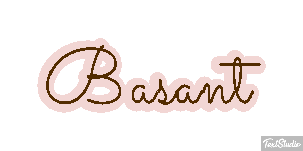 Basant Text effect
