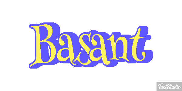 Basant Text effect