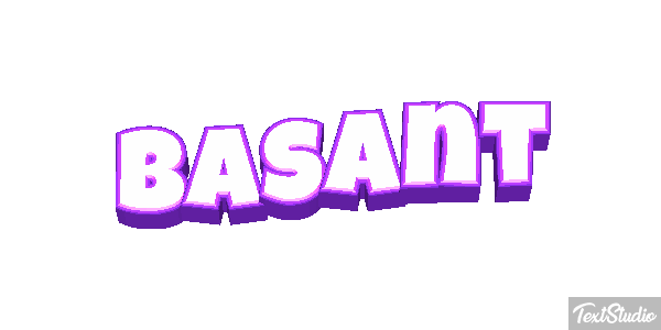 Basant Text effect
