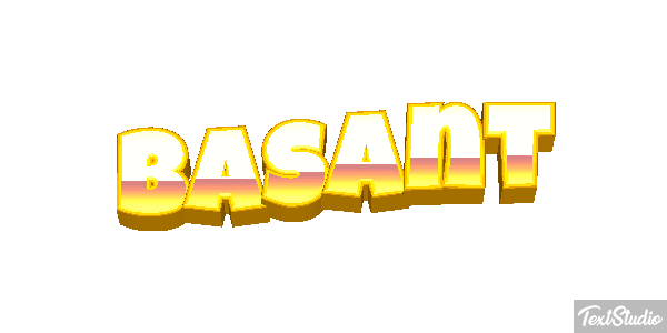 Basant Text effect