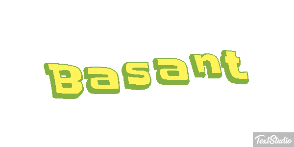 Basant Text effect