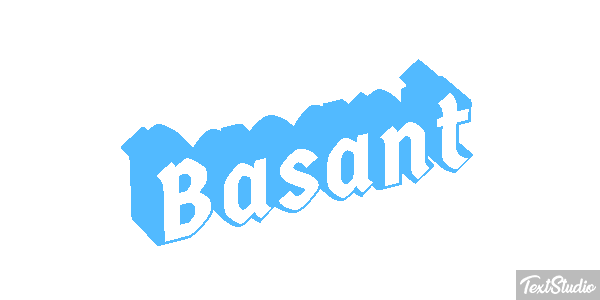 Basant Text effect
