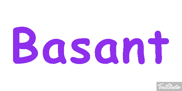 Basant Text effect