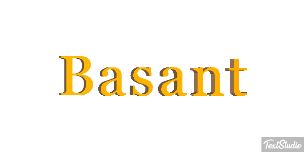Basant Text effect