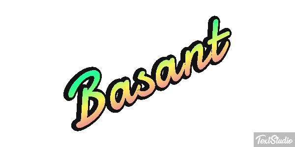 Basant Text effect