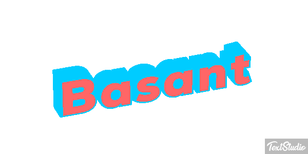 Basant Text effect