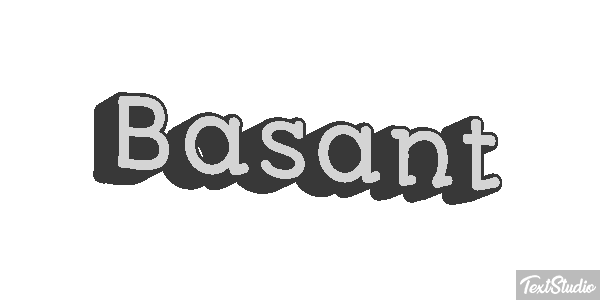 Basant Text effect